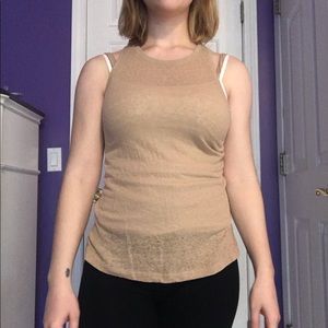 Beige tank top